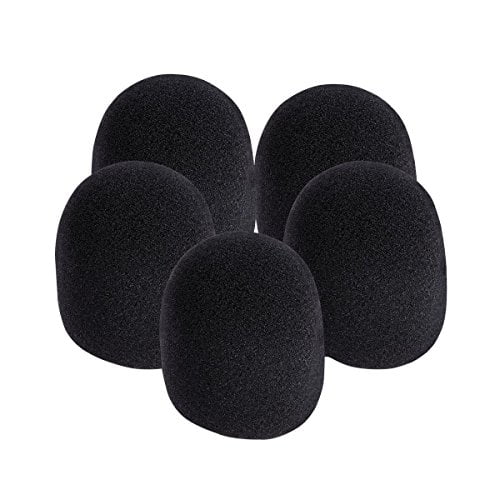 Black On-Stage Foam Ball-Type Microphone Windscreen 